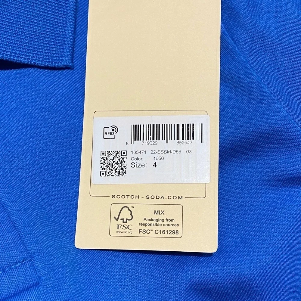 Scotch & Soda Short Sleeve Polo T-Shirt